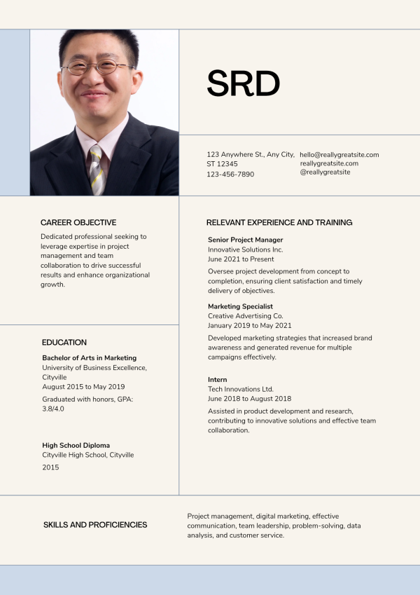 Resume template - Image 2