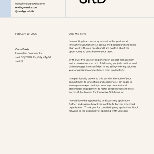 Resume template